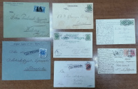 Лот 0354 - Набор из 7 пароходных почтовых отправлений Русской Финляндия