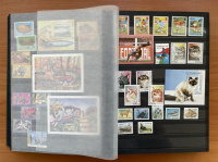 Лот 1210 - Азербайджан. Коллекция (1992-2008), разложены в хронологическом порядке в двух дорогих альбомах. Малые листы, марки, беззубцовки, буклеты, разновидности. Все заполненные страницы альбомов на фото.
