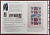 Лот 0017 - Одностендовая Выставочная коллекция на 8 двойных листах - Космонавты как художники почтовых марок