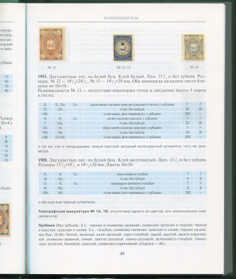 Лот 0627 - Ю. Гуревич, О. Полторак,И. Стребулаев. 'Каталог марок земских почт России (1866-1919)'