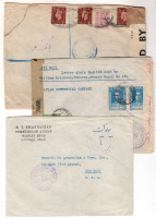 Лот 0285 - 1944. 2 Англо - Иранская - Советская цензура (на русском и английском языке)
