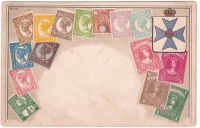Лот 2524 - Великобритания - Открытка - Почтовые марки Квинсленда
