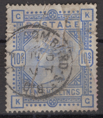 Лот 0192 - Mich. №84ax, 1884 г., кат. €300, гаш