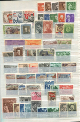 Лот 1124 - Альбом марок СССР, гаш. и немного **