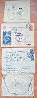 Лот 0188 - 1943. Четыре почтовых отправления с 2 цензурами Казани и вмпс №1115