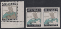 Лот 0321 - Арктика. 1926 г. Полёт на дирижабле Норвегия (Amundsen), обыкновенная марка с зубцами и без зубцовая пара с двойной ...