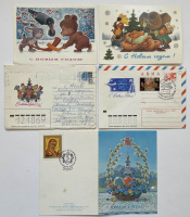 Лот 1482 - Художник В. Зарубин. Лот из 5 ХМК и почтовых карточек.