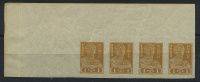 Лот 1066 - №0110 - угловой штрейф из 4 марок,**