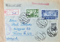 Лот 0271 - 1952. Советская цензура (на немецком языке) в Австрии (советская оккупационная зона)