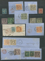 Лот 0055 - Новый Южный Уэльс. Прекрасная подборка классических марок и вырезок