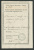 Лот 0215 - 1912. РОПиТ. Расписка в приеме денежного пакета в Константинополе