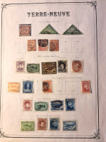 Лот 1642 - Старинная коллекция марок : Ньюфауленда, Nouveau-Brunswick, Nouvelle-Ecosse, Prince Edouard