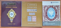 Лот 0512 - Три аукционных каталога с продажей прекрасных коллекций по России