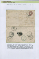 Лот 0370 - Южная железная дорога (1882-1900) - фрагмент коллекции на 12 листах