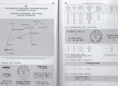 Лот 0717 - Каталог ' Почтовые штемпеля Российской Империи' домарочный период