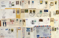 Лот 0586 - Шахматная тематика. Польша. 67 почтовых конвертов.