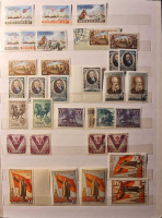 Лот 1168 - Коллекция марок 1955-1957, **/*/гаш.