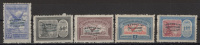 Лот 0043 - Аргентина . Авиация. №342-346 (зелёная надпечатка), 1930 г., кат. €850, **/*