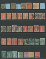Лот 0156 -  Австралия. Тасмания. Набор классических марок (36 шт., включая №1 и №2), */гаш.
