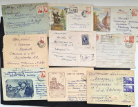 Лот 0443 - 1947-1956 г. 9  авиа писем с Севера и Дальнего Востока