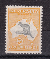 Лот 0163 - 1929 г., Австралия. Фауна. Mich. №86,  кат. 550€, *