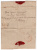 Лот 0499 - 1859. Редкое сибирское частное почтовое отправление домарочного периода.из Томска