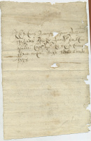 Лот 0659 - Письмо из Умани или в Умань (до 1700)