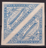 Лот 1471 - 1932 г. Парагвай кат. Mich. №398, дирижабли, (*), беззубцовая пара