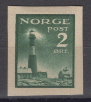 Лот 0040 - Проба невыпущенной марки, *, 1937 г., Полярный маяк на Севере Норвегии