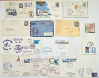 Лот 0089 - Австралийские экспедиции в Антарктиду (1930-1988) - 13 отправлений и 1 вырезка