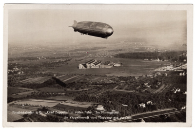 Лот 0225 - Германия. Баварский полёт 1929 года дирижабля LZ-127 „Graf Zeppelin“