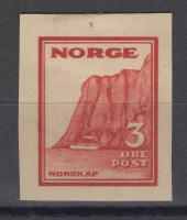 Лот 0039 - Проба невыпущенной марки, *, 1937 г.,  мыс 'Нордкап', начало пути к Северному Полюсу