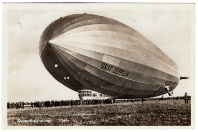 Лот 0230 - Германия. Английский полёт 1931 года дирижабля LZ-127 „Graf Zeppelin“