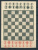 Лот 0558 - Почтовая карточка. Игра-открытка - Шахматы (из серии - ДОСУГ БОЙЦА)