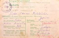 Лот 0206 - 1943. Почта для военнопленных в Германии. Почтовая карточка на трёх языках .русский, польский, украинский