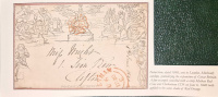 Лот 0066 - 1840 г. Великобритания - конверт Молреди (Mulready) 1 пенс