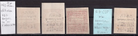 Лот 1396 - СССР. Набор из марок №63 и 67. абклячи надпечатки, кадров и разная бумага