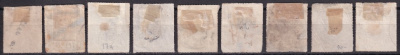 Лот 0098 - Люксембург - кат. Mich. №16-23, 1865 г., кат. 510€, гаш.